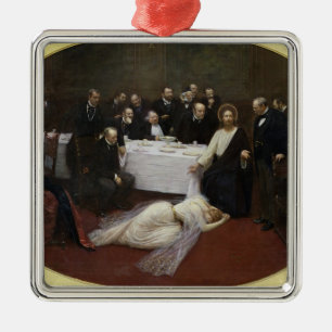Mary Magdalene in het huis van de Pharisee Metalen Ornament