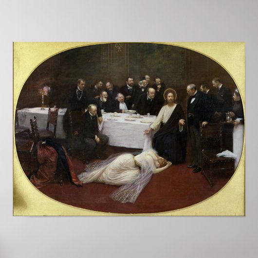 Mary Magdalene in het huis van de Pharisee Poster (Voorkant)