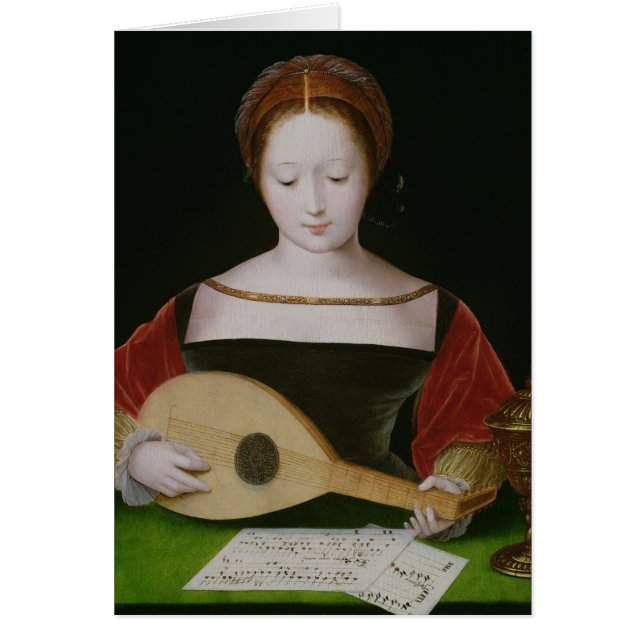 Mary Magdalene jouant un luth (Devant)