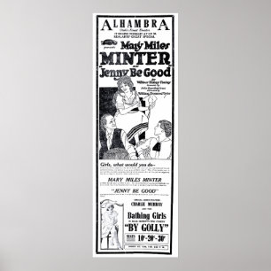Mary Miles Minter 1920  film en poster