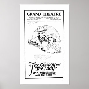 Mary Miles Minter 1922  film en poster