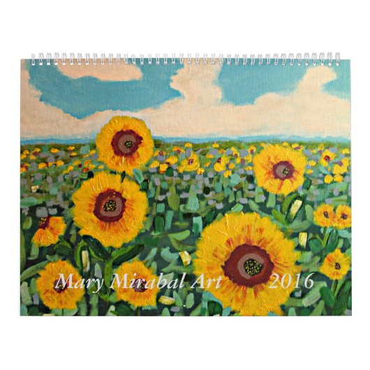 Mary Mirabal Art 2016 Agenda Kalender (Hoes)