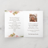 Mary Modern Catholic Funeral - Carte de prière (Couchage intérieur)