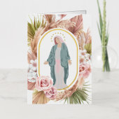 Mary Modern Catholic Funeral - Carte de prière (Recto)