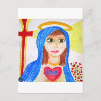 Mary, moeder van de liefde briefkaart