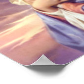 Mary moeder van God, de heilige maagd, poster (Hoek)