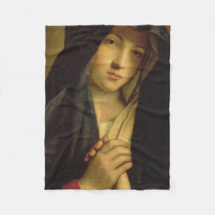 Mary Moeder van Jezus - de Madonna in verdriet Fleece Deken