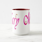 Mary, Naam, Logo, Maroon Combo Koffie Mok (Midden)