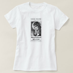 Mary Pickford 1920 T-shirts vintages d'annonce de