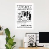 Mary Pickford 1920 vintage movie ad poster (Bureau à domicile)