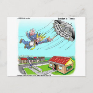 Mary Poppins Paraplu Grappige Cadeaus T-shirts Enz Briefkaart