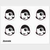 Mary Prankster Ronde Sticker (Vel)