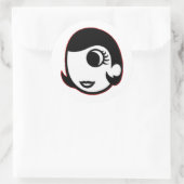 Mary Prankster Ronde Sticker (Tas)