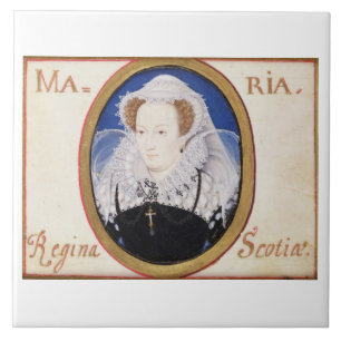 Mary Queen of Scots (1542-87) (gouache on vellum) Tegeltje