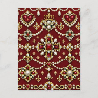 Mary Queen of Scots Geïnspireerd Magisch Sieraden Briefkaart