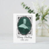 Mary Shelley Briefkaart (Staand voorkant)