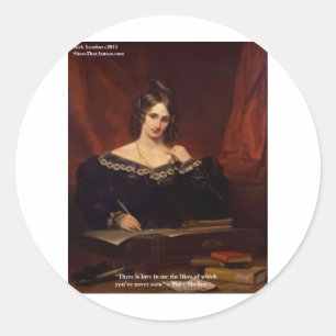 Mary Shelly "Love Never Seen" Cadeaus & Kaarten Ronde Sticker