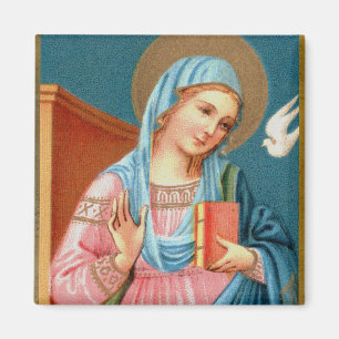 Mary uit de aankondiging van F. Lippi (Detail; M 0 Magneet