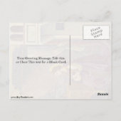 Mary van de aankondiging van Giotto di Bondone Briefkaart (Achterkant)