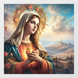 Mary Virgin Jesus Raamsticker