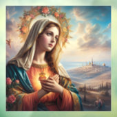 Mary Virgin Jesus Raamsticker (Vel 3)