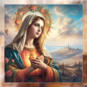 Mary Virgin Jesus Raamsticker (Vel 2)