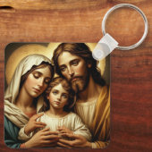 Mary Virgin Jesus Sleutelhanger (Achterkant)