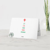 Mary, wist je dat het kerstfeest Kaart was? (Achterkant)