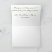 Mary, wist je dat het kerstfeest Kaart was? (Binnen)