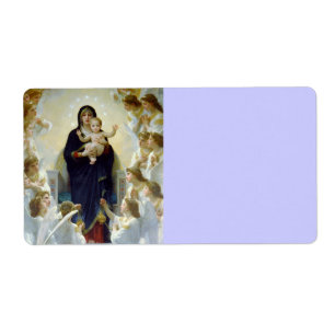 Mary with Angels - Regina Angelorum Etiket