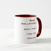 Mary Wollstonecraft Civil Rights Worker Mug (Devant droit)