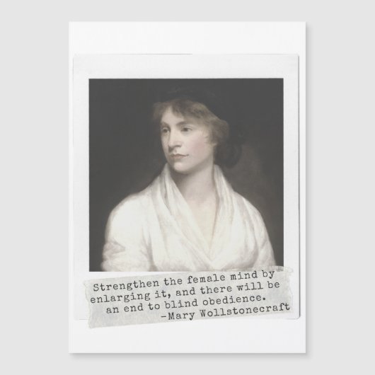 Mary Wollstonecraft Quote - Grote vrouwen in de ge (Voorkant)