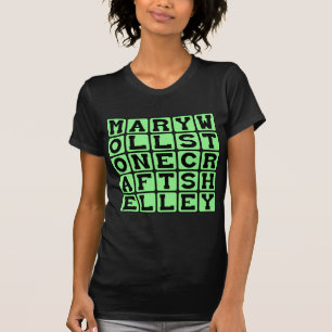Mary Wollstonecraft Shelley, auteur van Frankenste T-shirt