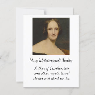 Mary Wollstonecraft Shelley Frankenstein Schrijver Briefkaart