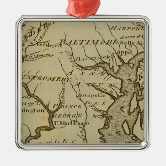 Maryland 5 metalen ornament (Voorkant)