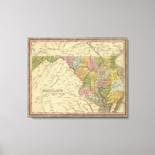 Maryland 6 canvas afdruk