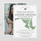 Maryland | Afstudeerfeest voor universiteit (Voorkant / Achterkant)