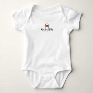 Maryland Baby met Crab Graphic Baby Bodysuit