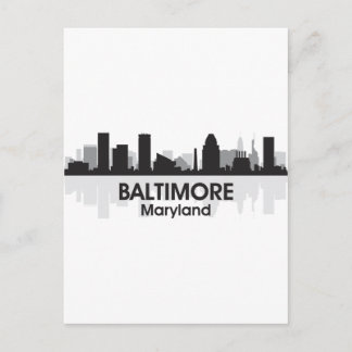Maryland Baltimore Skyline Briefkaart