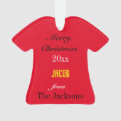 Maryland Basketbal Jersey Ornament (achterkant)