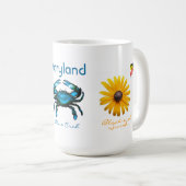 Maryland, blauwe krab koffiemok (Voorkant rechts)
