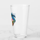 Maryland Blue Crab Crest Glas (Links)