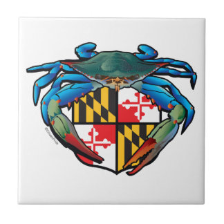 Maryland Blue Crab Crest Tegeltje