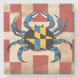 Maryland Blue Crab Stenen Onderzetter