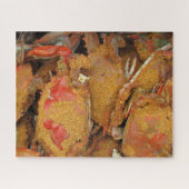 Maryland Blue Crabs Steamed Spiced Legpuzzel (Horizontaal)