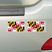 Maryland Bumpersticker (Op auto)