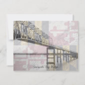 Maryland Chesapeake Bay Bridge Briefkaart (Voorkant)