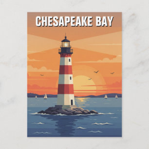 Maryland Chesapeake Bay Reizen Briefkaart