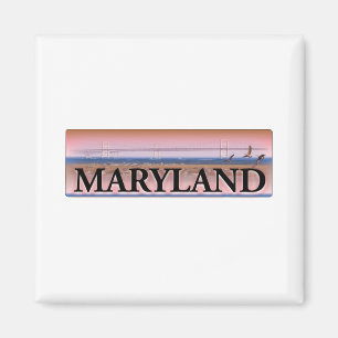 Maryland Chesapeake Bay Scene Magneet