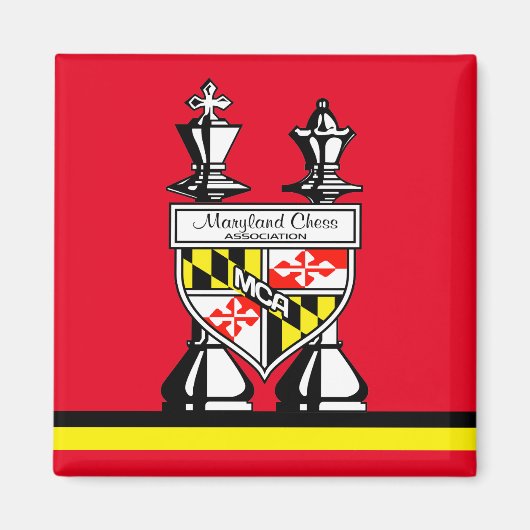 MARYLAND CHESS MAGNEET (Voorkant)
